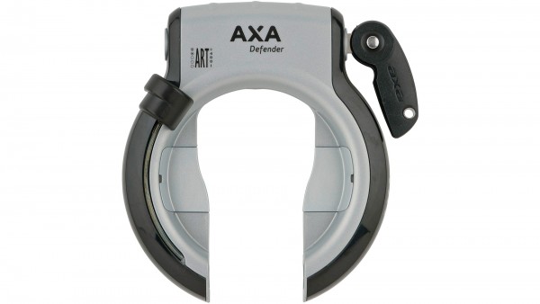 AXA Rahmenschloss &quot;Defender&quot;; SB-verpackt, Befestigung am gelochten Hinterbau, nicht abziehbarer Schlüssel, mit Plug-In Funktion; ART**-Zertifizierung