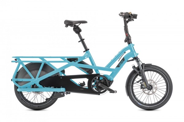 E-Bike Lastenrad TERN &quot;GSD S00&quot; 20&quot; blau - stufenlos mit Riemenantrieb