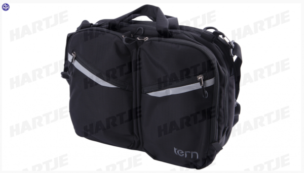 TERN Lenkertasche &quot;HQ Bag&quot; Bietet Platz für z.B. einen 13-Zoll-Laptop, ein Tablet, ein Telefon, Kabel, Notitzblöcke, eine Geldbörse und eine Wasse