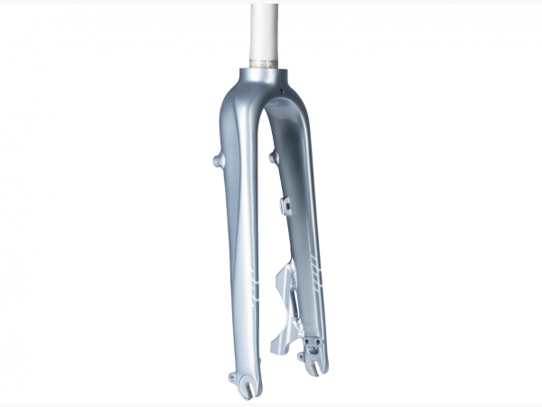 TERN Gabel "Tarsus"; Disc; 100mm Einbaubreite, 142mm Schaft, 20", gloss metallic silver blue, ETRTO 406, passend für NBD P8i