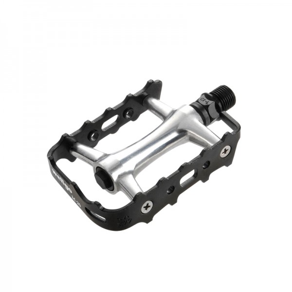 Wellgo M20 industriegelagerte MTB Trekking Cross Pedale SILBER/schw. |  falt2rad by :DownTownBikes