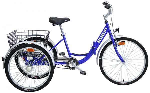 BBF Shoppingklapprad 20&quot; / 24&quot; &quot;Lindau&quot; - RH 41 cm - blau